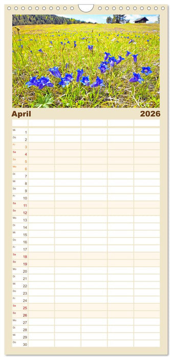 Rund um Mittenwald (CALVENDO Familienplaner 2026)