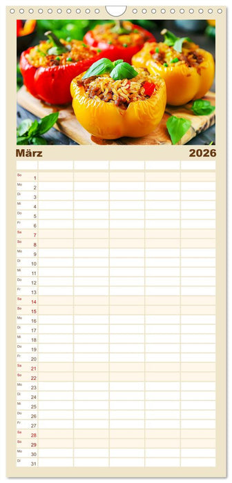 Alles Reis oder was?! - Ideen für süße und herzhafte Reisgerichte (CALVENDO Familienplaner 2026)