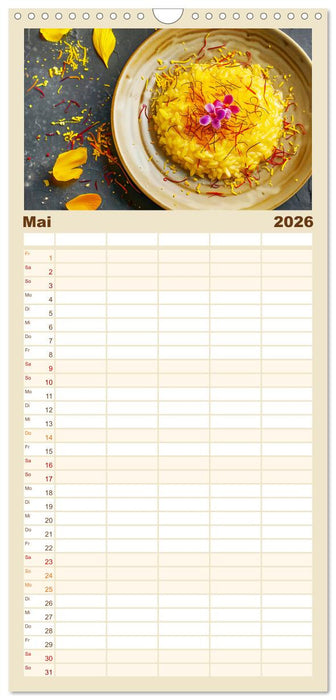 Alles Reis oder was?! - Ideen für süße und herzhafte Reisgerichte (CALVENDO Familienplaner 2026)