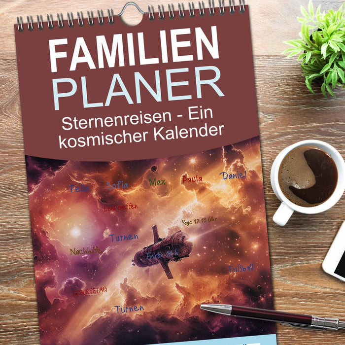 Sternenreisen - Ein kosmischer Kalender (CALVENDO Familienplaner 2026)