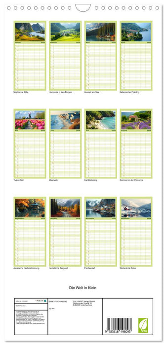 Die Welt in Klein (CALVENDO Familienplaner 2026)