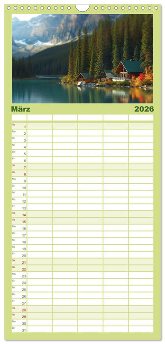 Die Welt in Klein (CALVENDO Familienplaner 2026)