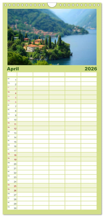 Die Welt in Klein (CALVENDO Familienplaner 2026)