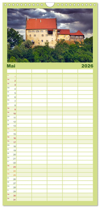 Schlossromantik (CALVENDO Familienplaner 2026)