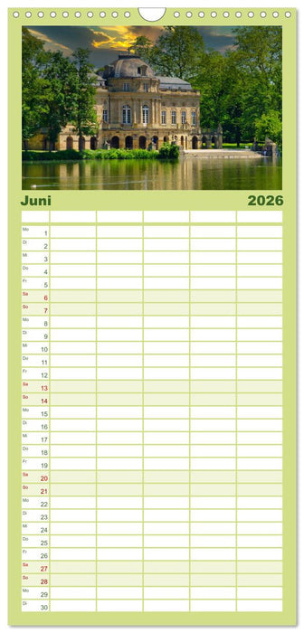 Schlossromantik (CALVENDO Familienplaner 2026)