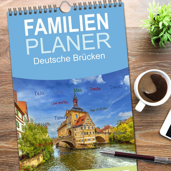 Deutsche Brücken (CALVENDO Familienplaner 2026)