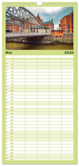 Deutsche Brücken (CALVENDO Familienplaner 2026)