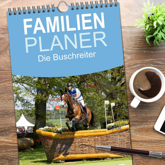 Die Buschreiter (CALVENDO Familienplaner 2026)