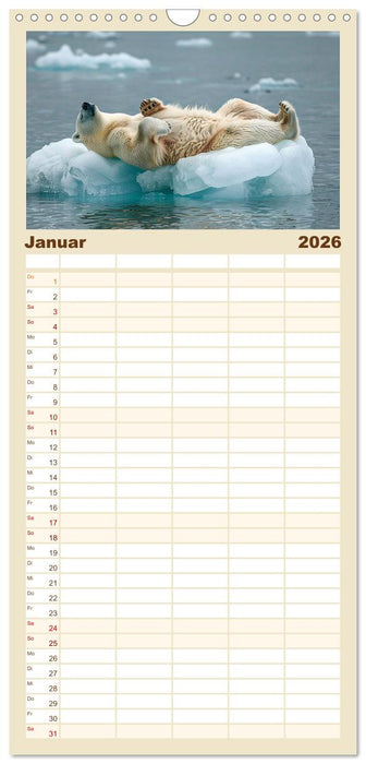 Einfach mal abhängen (CALVENDO Familienplaner 2026)