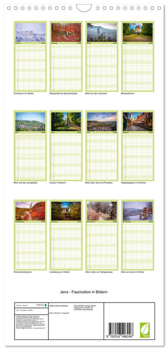 Jena - Faszination in Bildern (CALVENDO Familienplaner 2026)