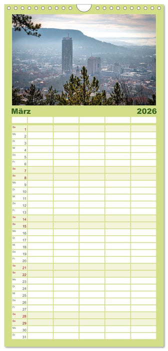 Jena - Faszination in Bildern (CALVENDO Familienplaner 2026)