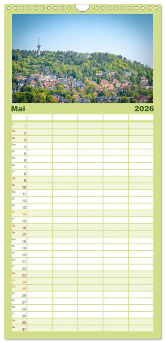 Jena - Faszination in Bildern (CALVENDO Familienplaner 2026)