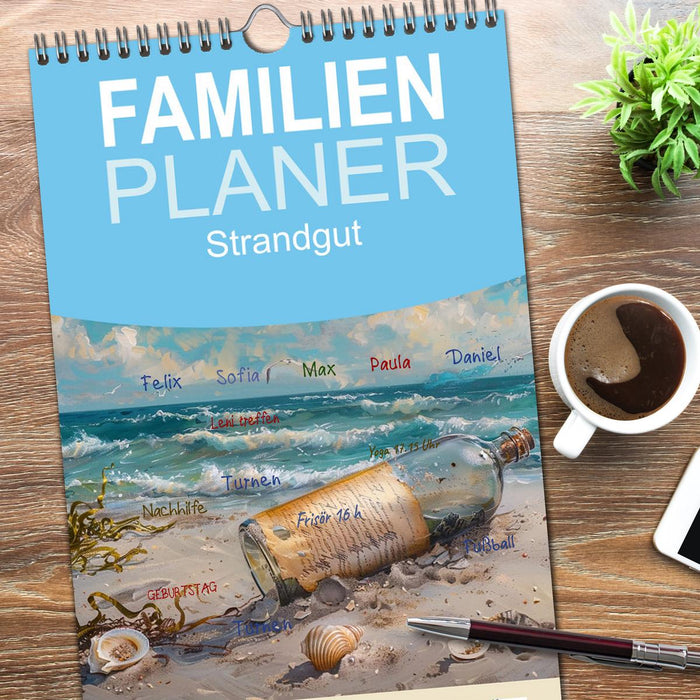 Strandgut (CALVENDO Familienplaner 2026)