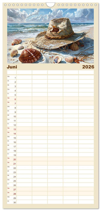 Strandgut (CALVENDO Familienplaner 2026)