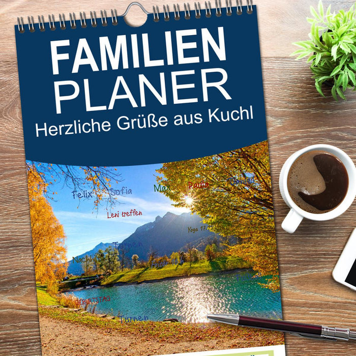 Herzliche Grüße aus Kuchl (CALVENDO Familienplaner 2026)