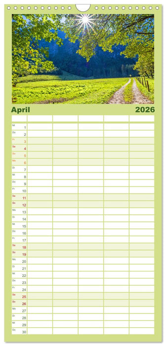 Herzliche Grüße aus Kuchl (CALVENDO Familienplaner 2026)