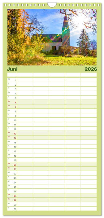 Herzliche Grüße aus Kuchl (CALVENDO Familienplaner 2026)