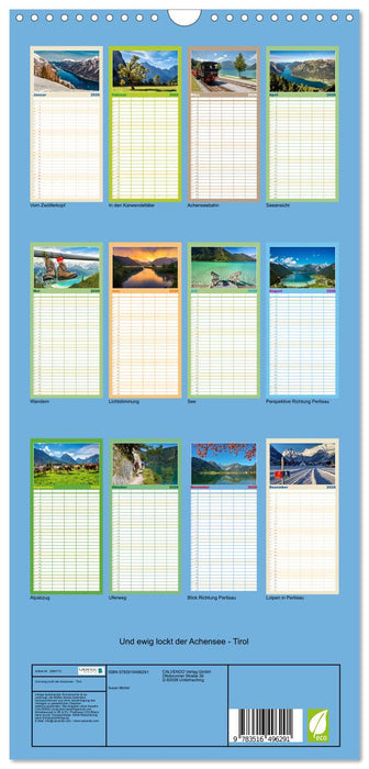 Und ewig lockt der Achensee - Tirol (CALVENDO Familienplaner 2026)