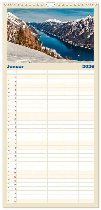 Und ewig lockt der Achensee - Tirol (CALVENDO Familienplaner 2026)