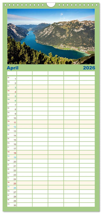 Und ewig lockt der Achensee - Tirol (CALVENDO Familienplaner 2026)