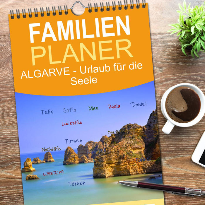 ALGARVE - Urlaub für die Seele (CALVENDO Familienplaner 2026)