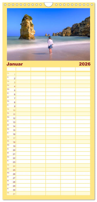 ALGARVE - Urlaub für die Seele (CALVENDO Familienplaner 2026)