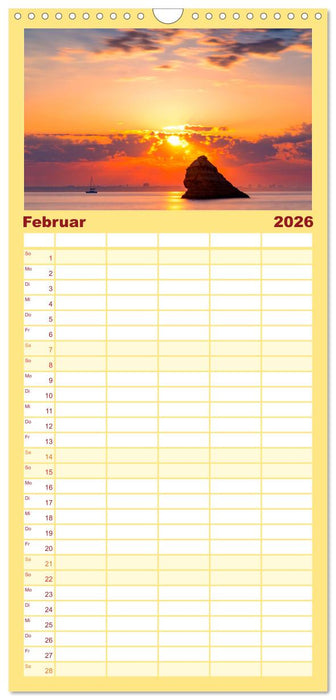 ALGARVE - Urlaub für die Seele (CALVENDO Familienplaner 2026)