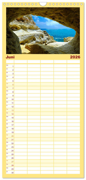 ALGARVE - Urlaub für die Seele (CALVENDO Familienplaner 2026)