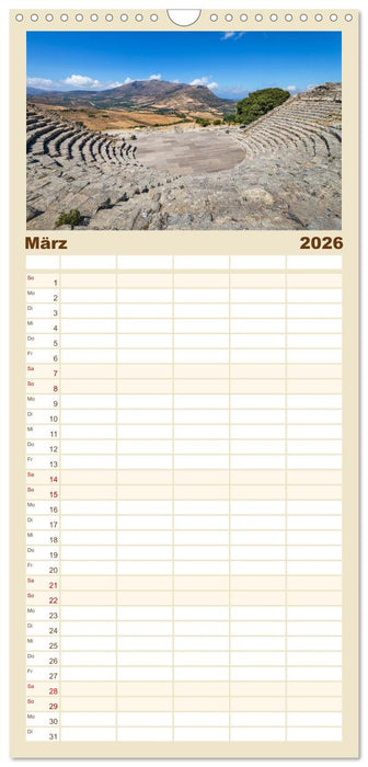 Magna Graecia - Griechische antike Stätten in Süditalien (CALVENDO Familienplaner 2026)