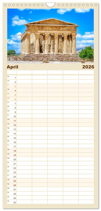 Magna Graecia - Griechische antike Stätten in Süditalien (CALVENDO Familienplaner 2026)