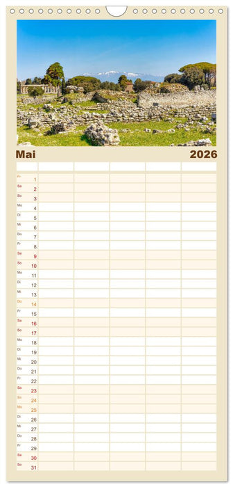 Magna Graecia - Griechische antike Stätten in Süditalien (CALVENDO Familienplaner 2026)