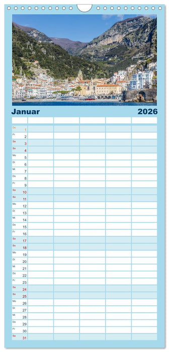 Amalfi - Traumhafte Küste zwischen Himmel und Meer (CALVENDO Familienplaner 2026)