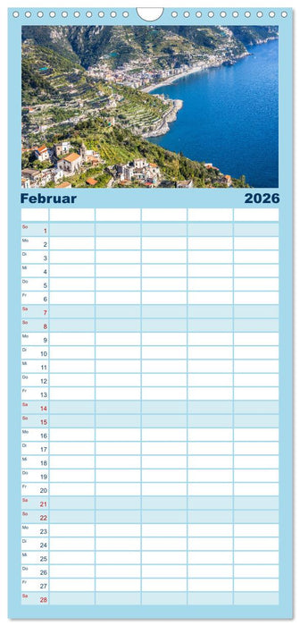 Amalfi - Traumhafte Küste zwischen Himmel und Meer (CALVENDO Familienplaner 2026)
