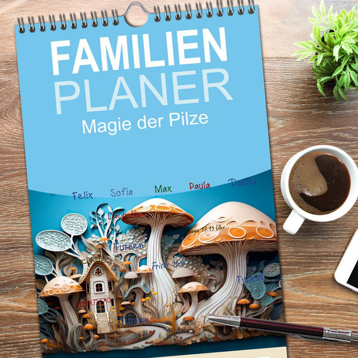 Magie der Pilze (CALVENDO Familienplaner 2026)