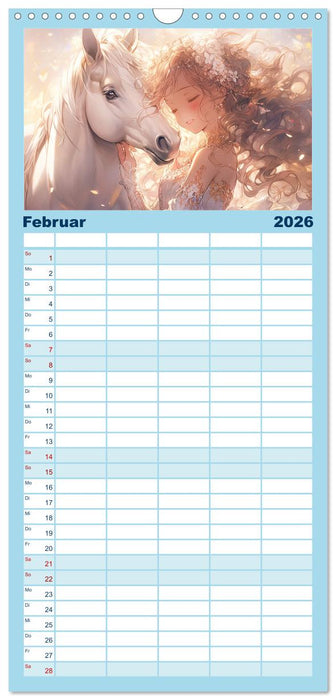 Der Mädchen-Kalender (CALVENDO Familienplaner 2026)