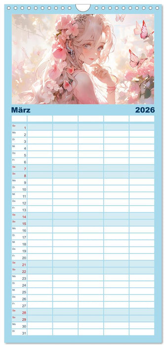 Der Mädchen-Kalender (CALVENDO Familienplaner 2026)