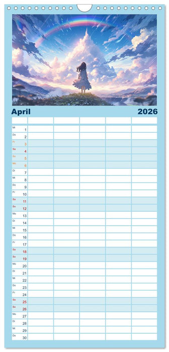 Der Mädchen-Kalender (CALVENDO Familienplaner 2026)