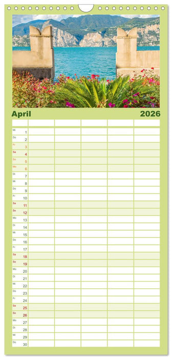 Malcesine am Gardasee (CALVENDO Familienplaner 2026)