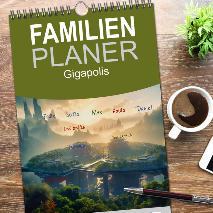 Gigapolis (CALVENDO Familienplaner 2026)