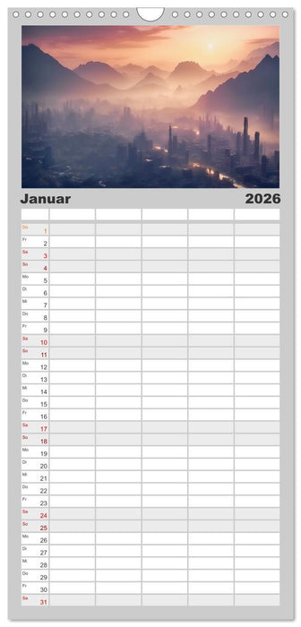 Gigapolis (CALVENDO Familienplaner 2026)