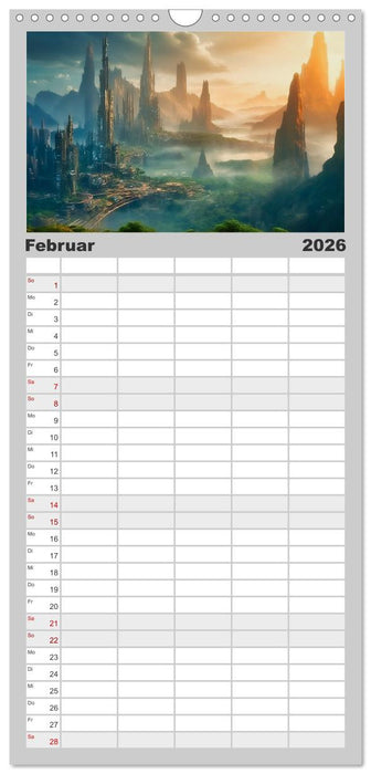 Gigapolis (CALVENDO Familienplaner 2026)