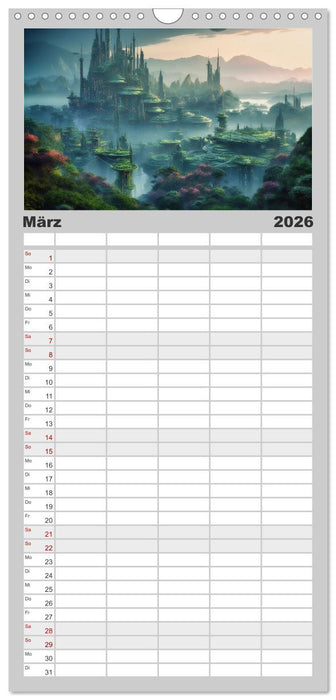 Gigapolis (CALVENDO Familienplaner 2026)