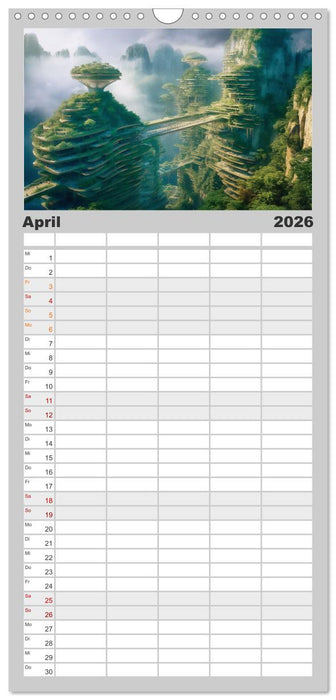 Gigapolis (CALVENDO Familienplaner 2026)