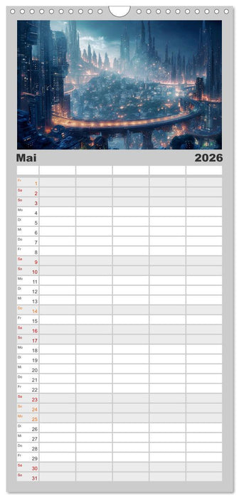 Gigapolis (CALVENDO Familienplaner 2026)