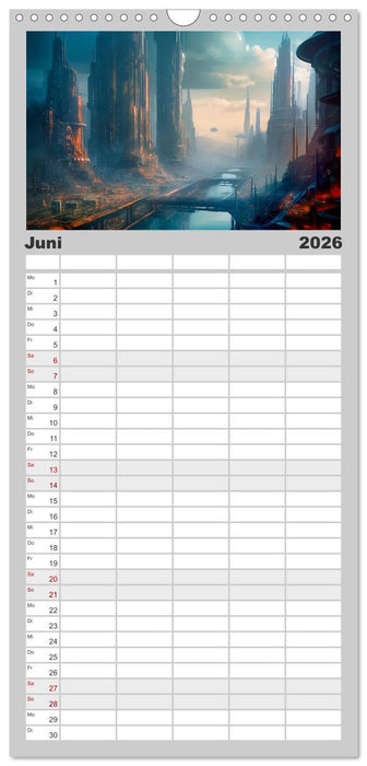 Gigapolis (CALVENDO Familienplaner 2026)