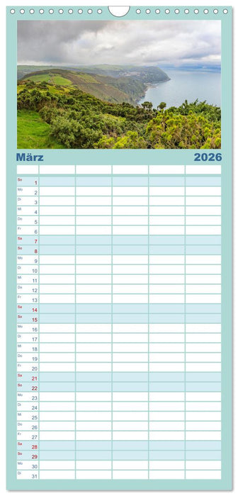 Exmoor National Park (CALVENDO Familienplaner 2026)