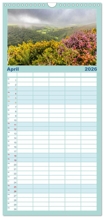 Exmoor National Park (CALVENDO Familienplaner 2026)