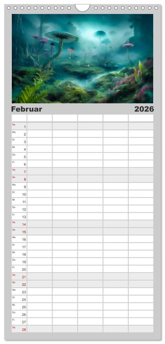 Extraterrestrisch - Auf fremden Planeten (CALVENDO Familienplaner 2026)