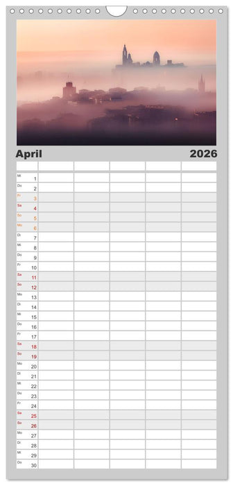 Fantasiestädte (CALVENDO Familienplaner 2026)