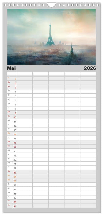 Fantasiestädte (CALVENDO Familienplaner 2026)
